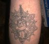 celtic knot and dagger tattoo